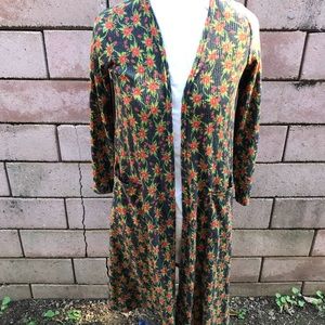 Lularoe Sarah XS Duster cardigan full length